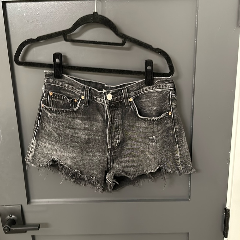 Grayish black denim forum the ex boyfriend short